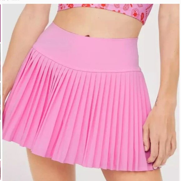 NWOT Offline by Aerie Keep It Cool Strawberry Mist Pleated Tennis Skort XXL - Picture 1 of 10